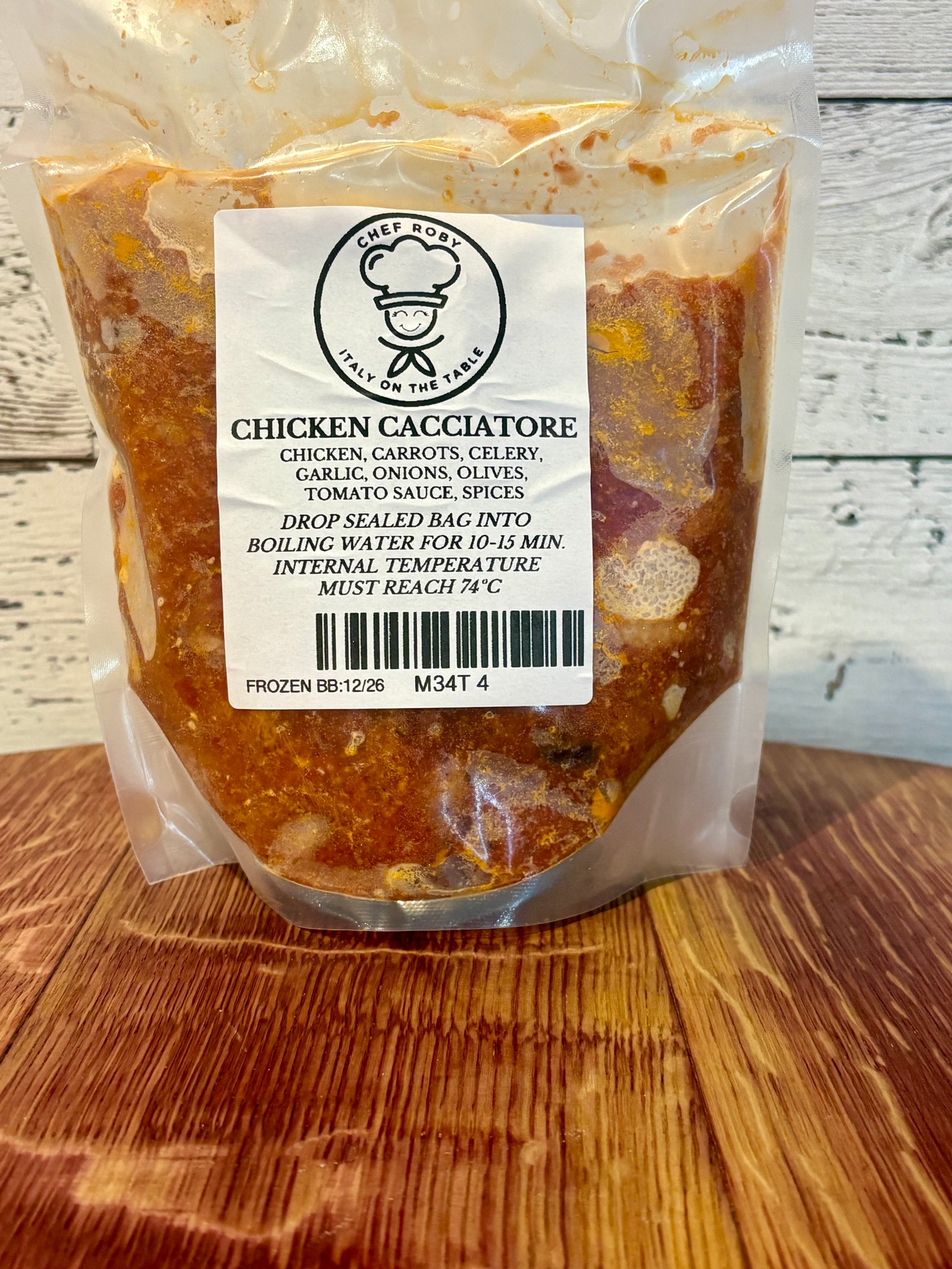 CHICKEN CACCIATORE