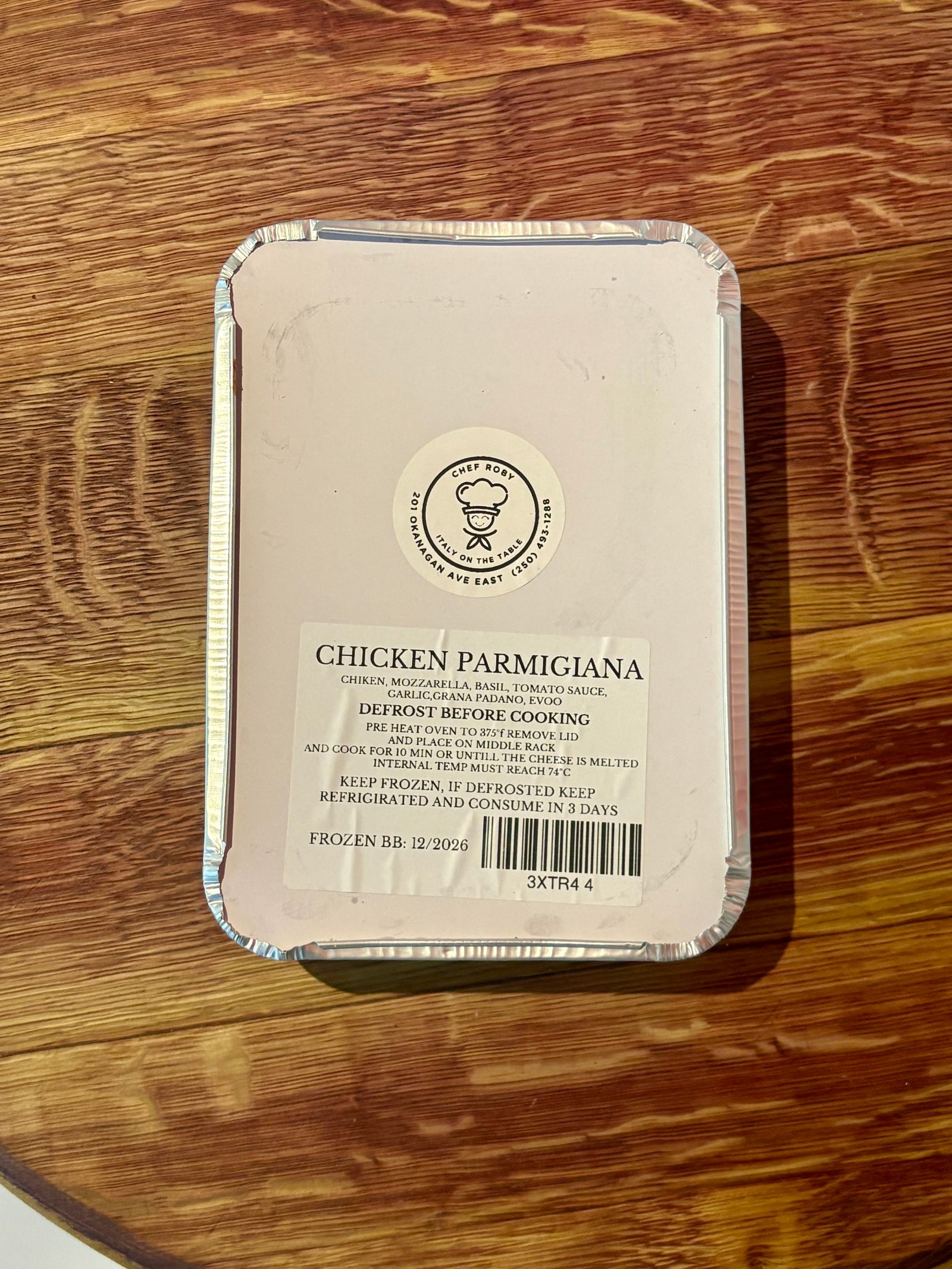 CHICKEN PARMIGIANA