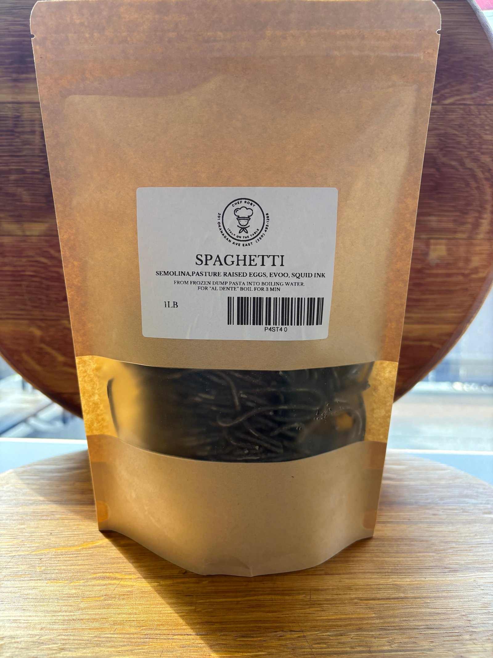 SQUID INK SPAGHETTI